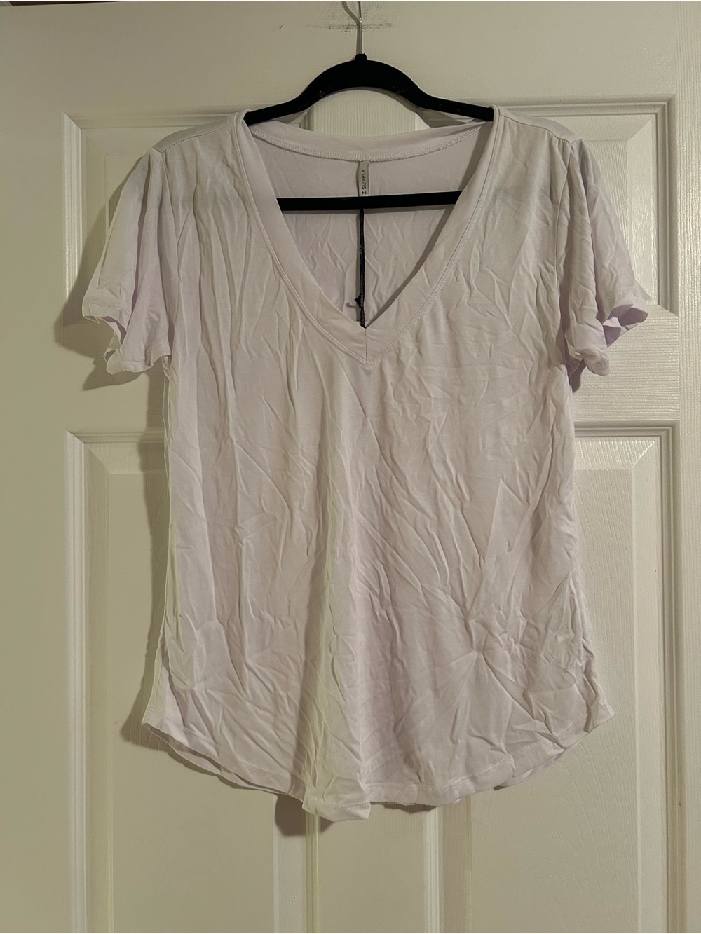 Z Supply White V-Neck Short Sleeve Tee